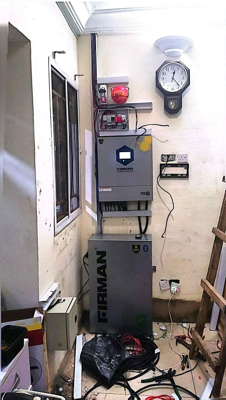 Complete inverter and battery room