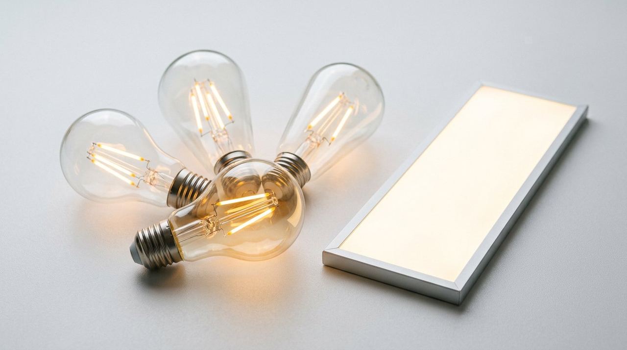 LED light bulbs and panel light